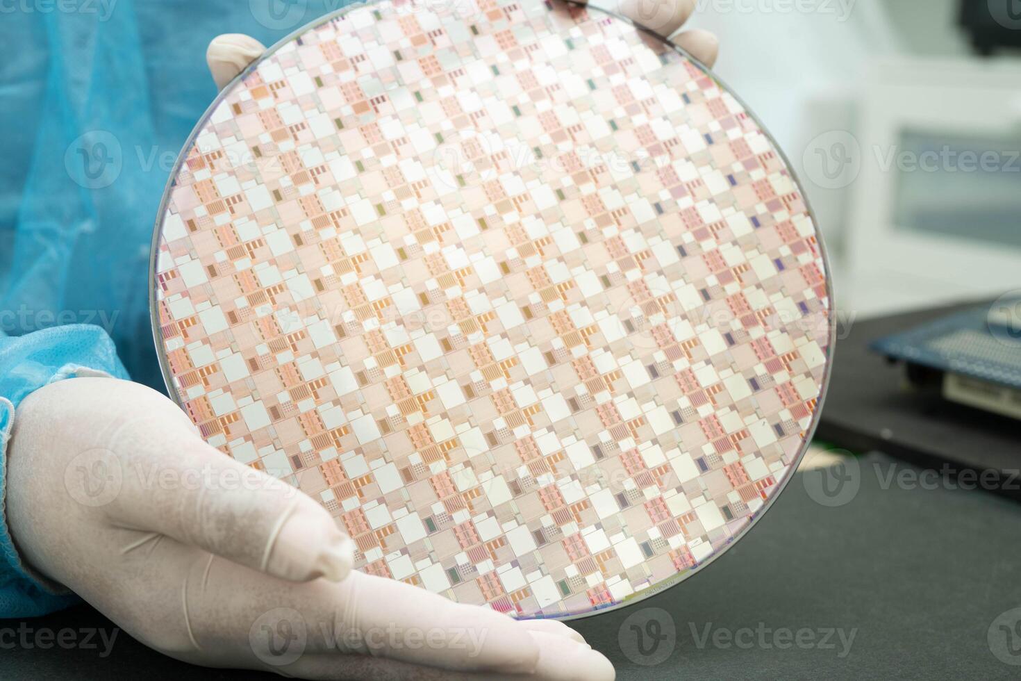 Silicon wafer for photo