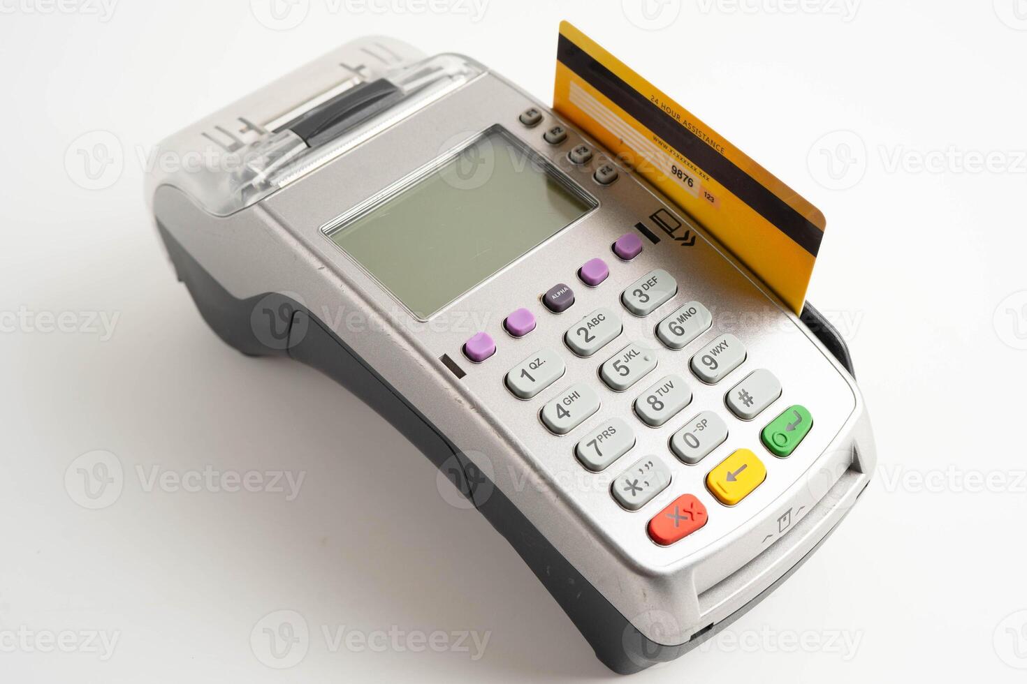 Payment POS terminal for finance and shopping business photo