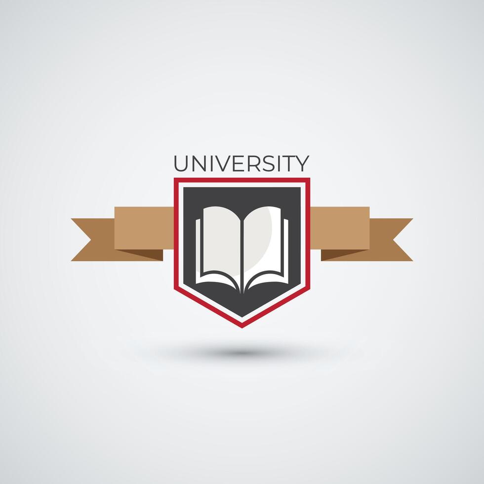 Campus icon collage logo and university education logo template icon design vector