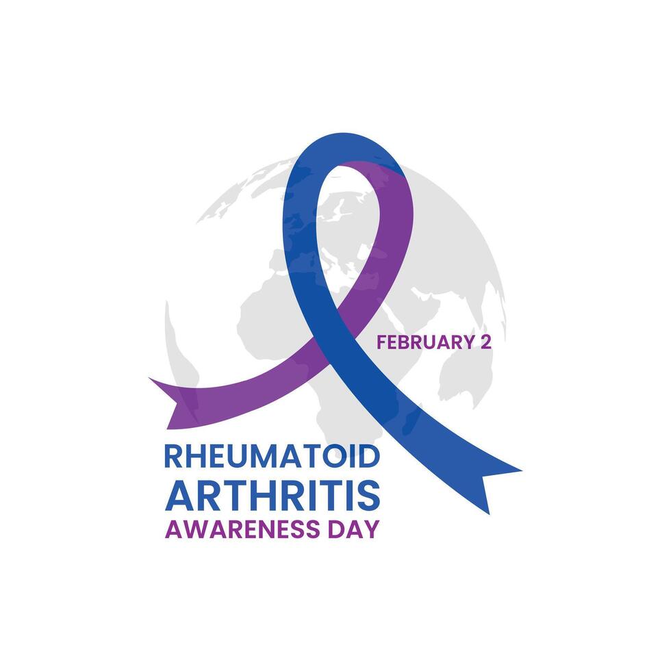 Rheumatoid Arthritis Awareness Day template banner vector