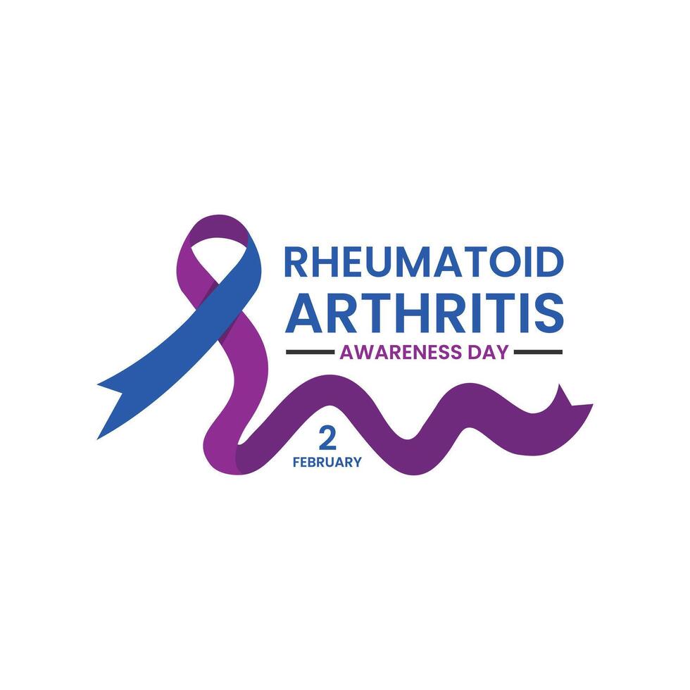 Rheumatoid Arthritis Awareness Day design template vector