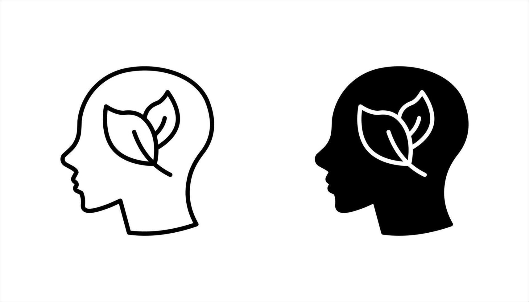 icon Set Leaves, vector