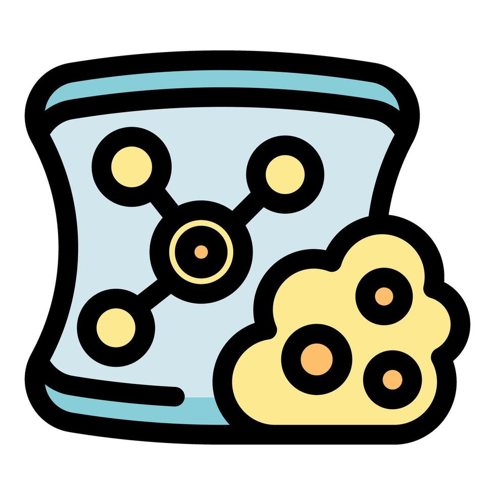 Exploring molecular structures and chemical reactions vector