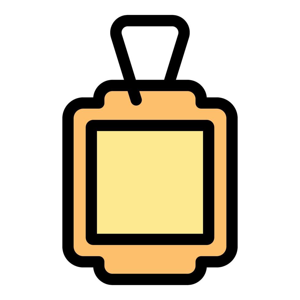 Traditional asian lantern icon with handle vector