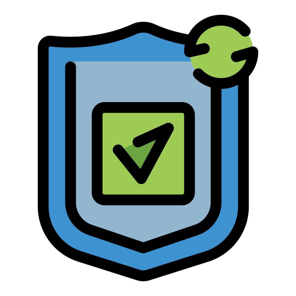 Security shield guaranteeing protection with check mark and dollar symbol vector