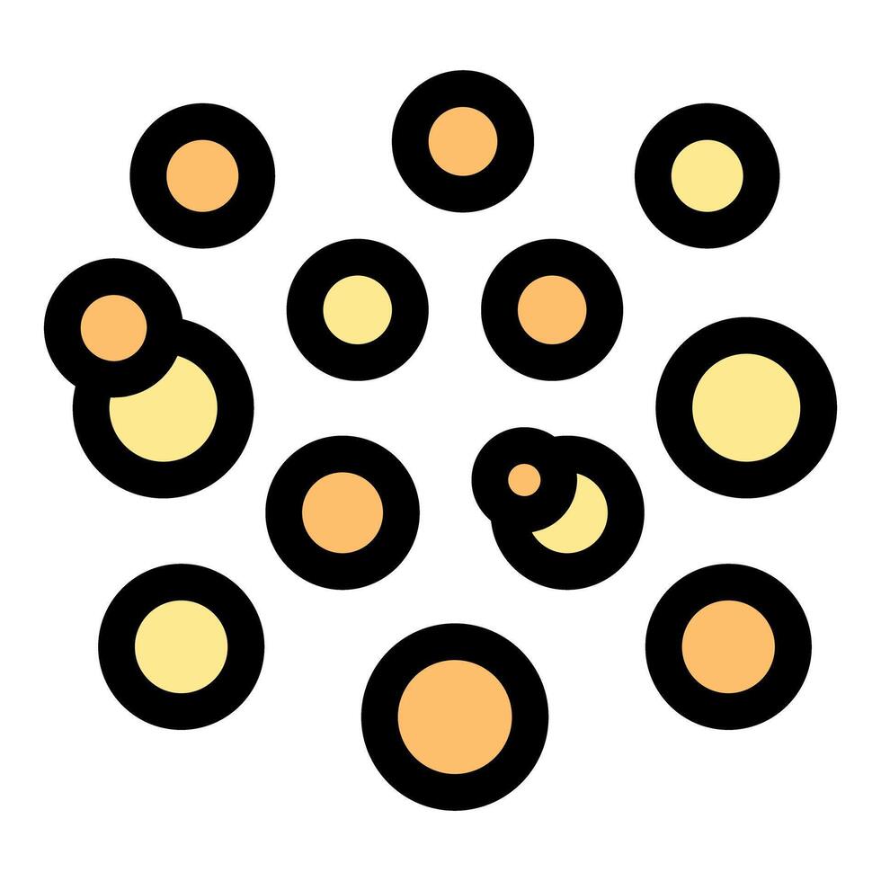 Microscopic view of cells dividing and multiplying, showing biological processes vector