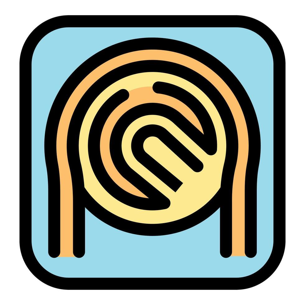 Fingerprint access control system ensuring security and seamless entry vector