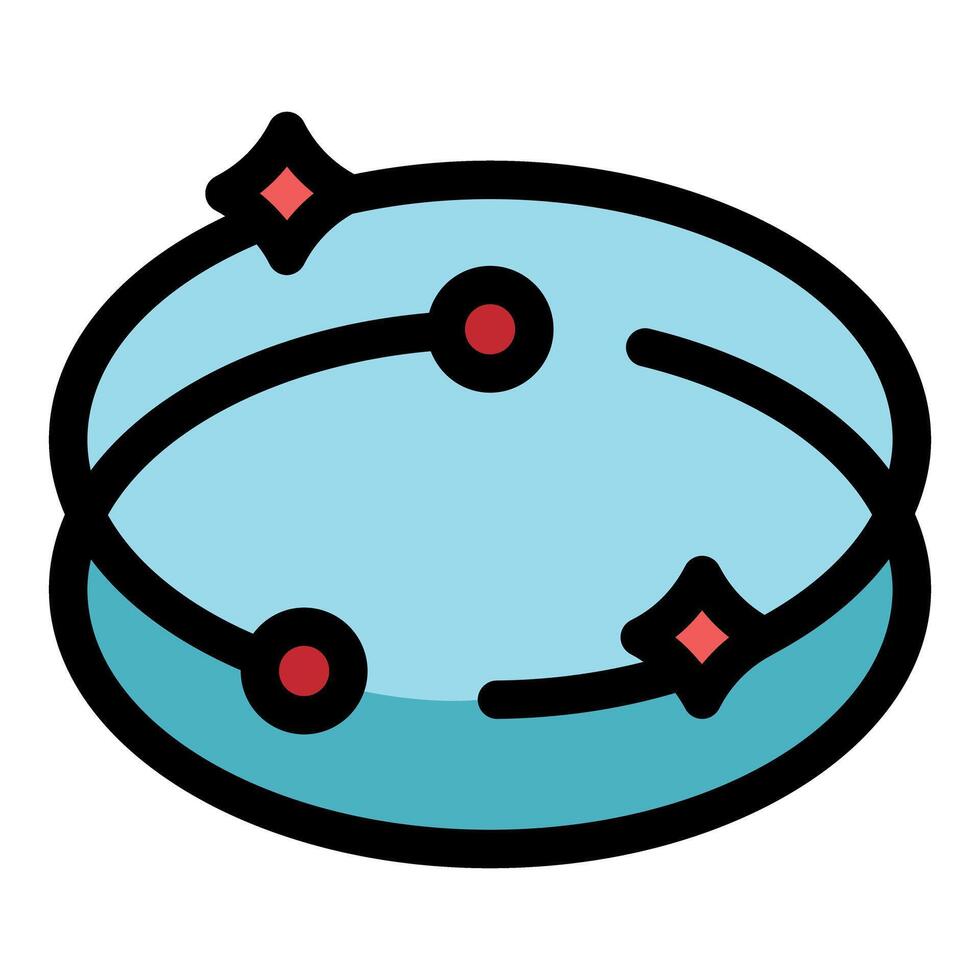 Futuristic nano robots working on nanomaterials structure vector