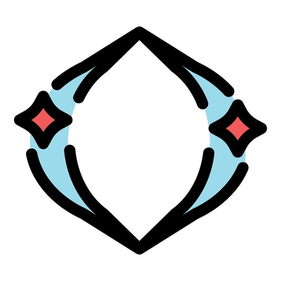 Sparkling clean shield protecting with shiny stars, purity and hygiene icon vector