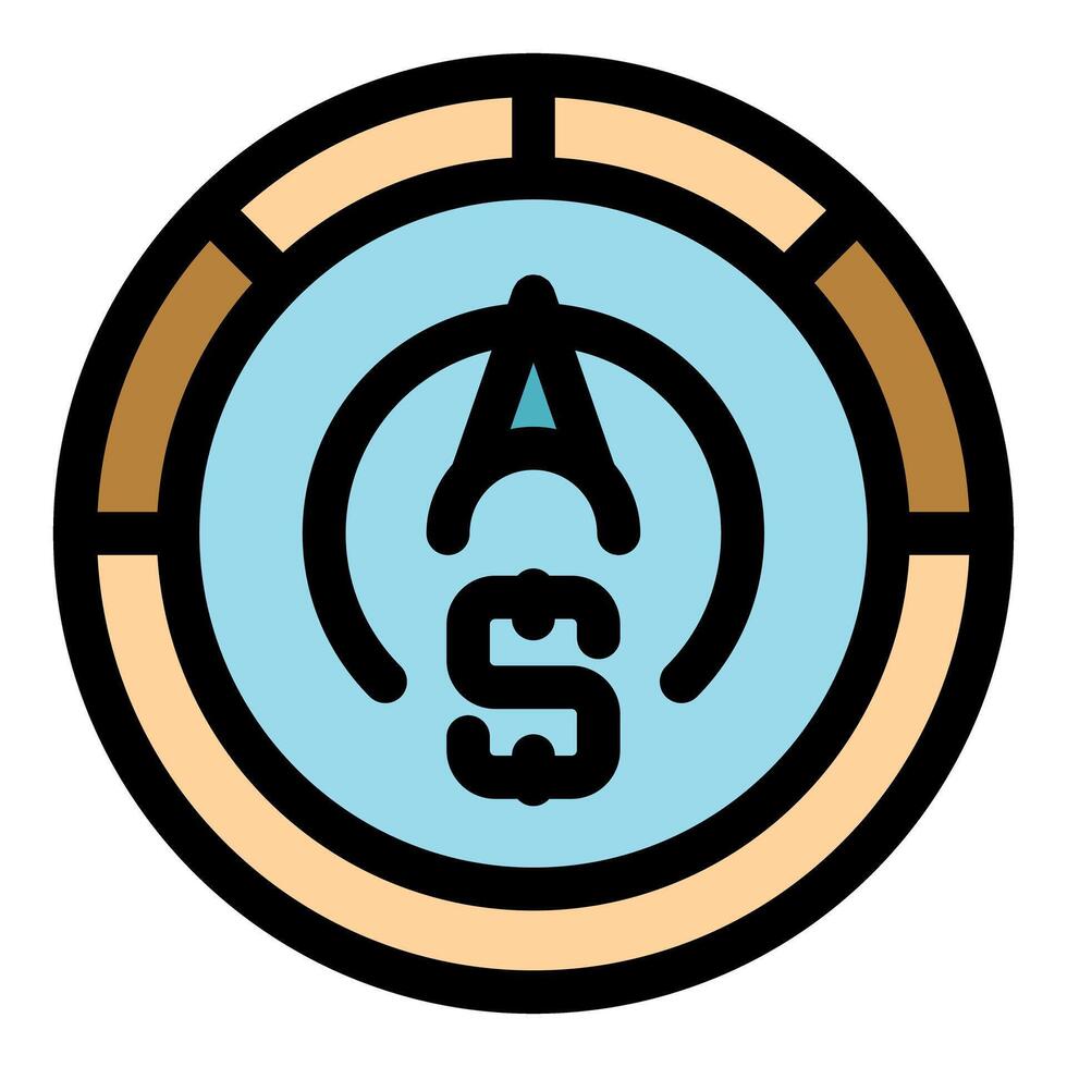 Australian dollar coin rotating showing both sides, australian currency vector