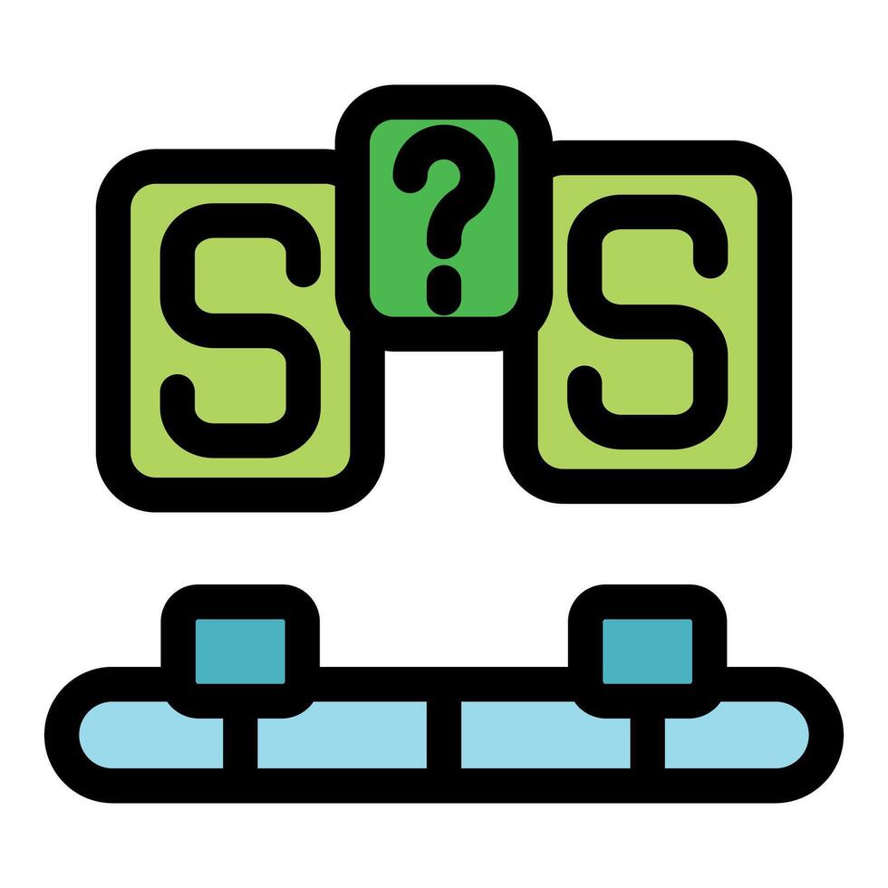 Question mark interrupting ssl protocol representing security issues vector