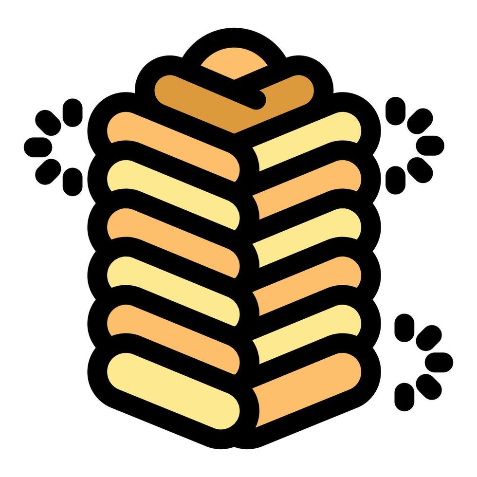 Shining wheat grain representing agriculture and healthy food vector