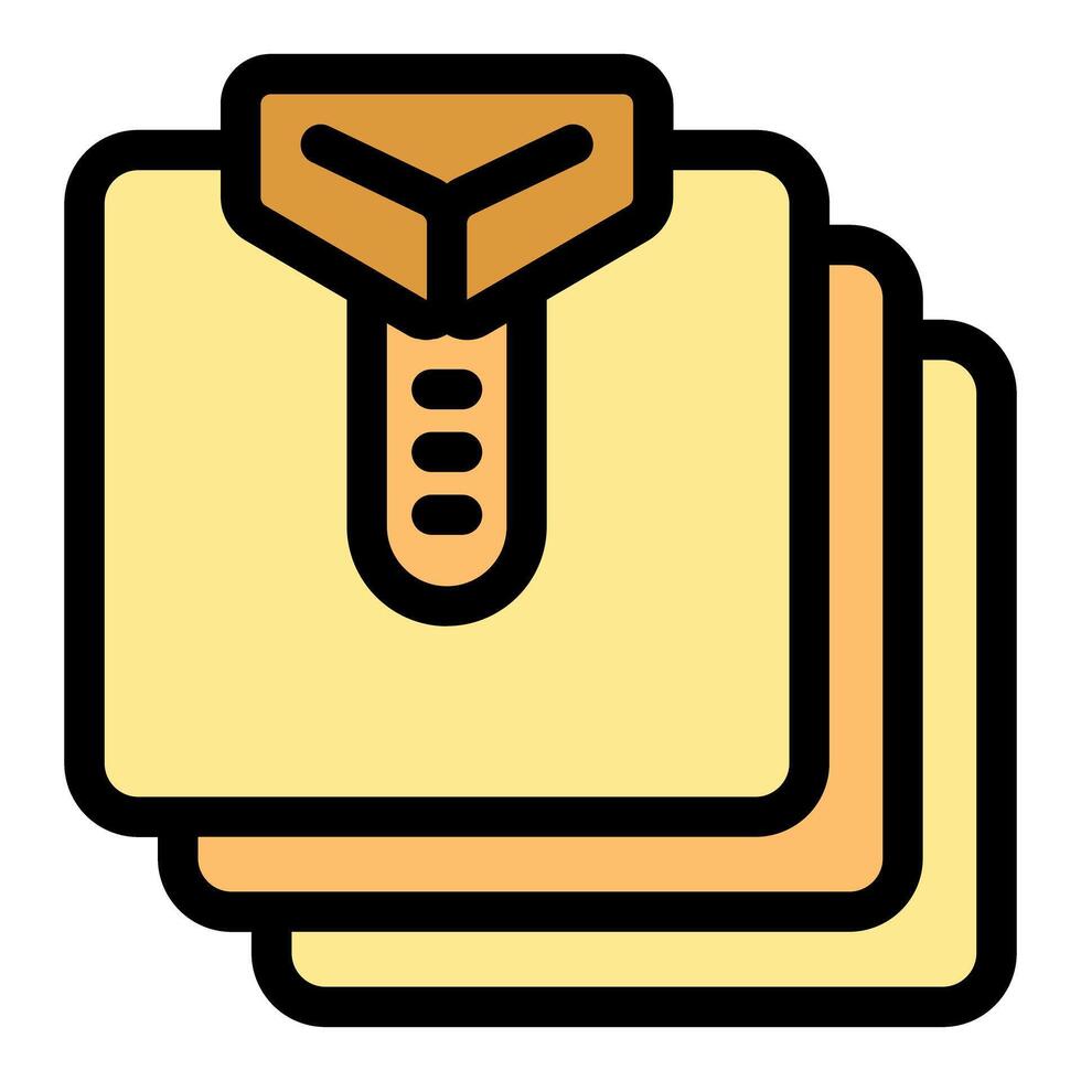 Screw holding stack of paper sheets with bolt and nut vector