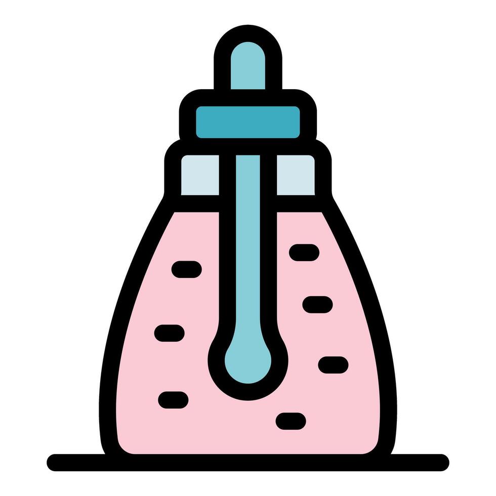 Pink vape pod system with refill liquid dropper being filled vector