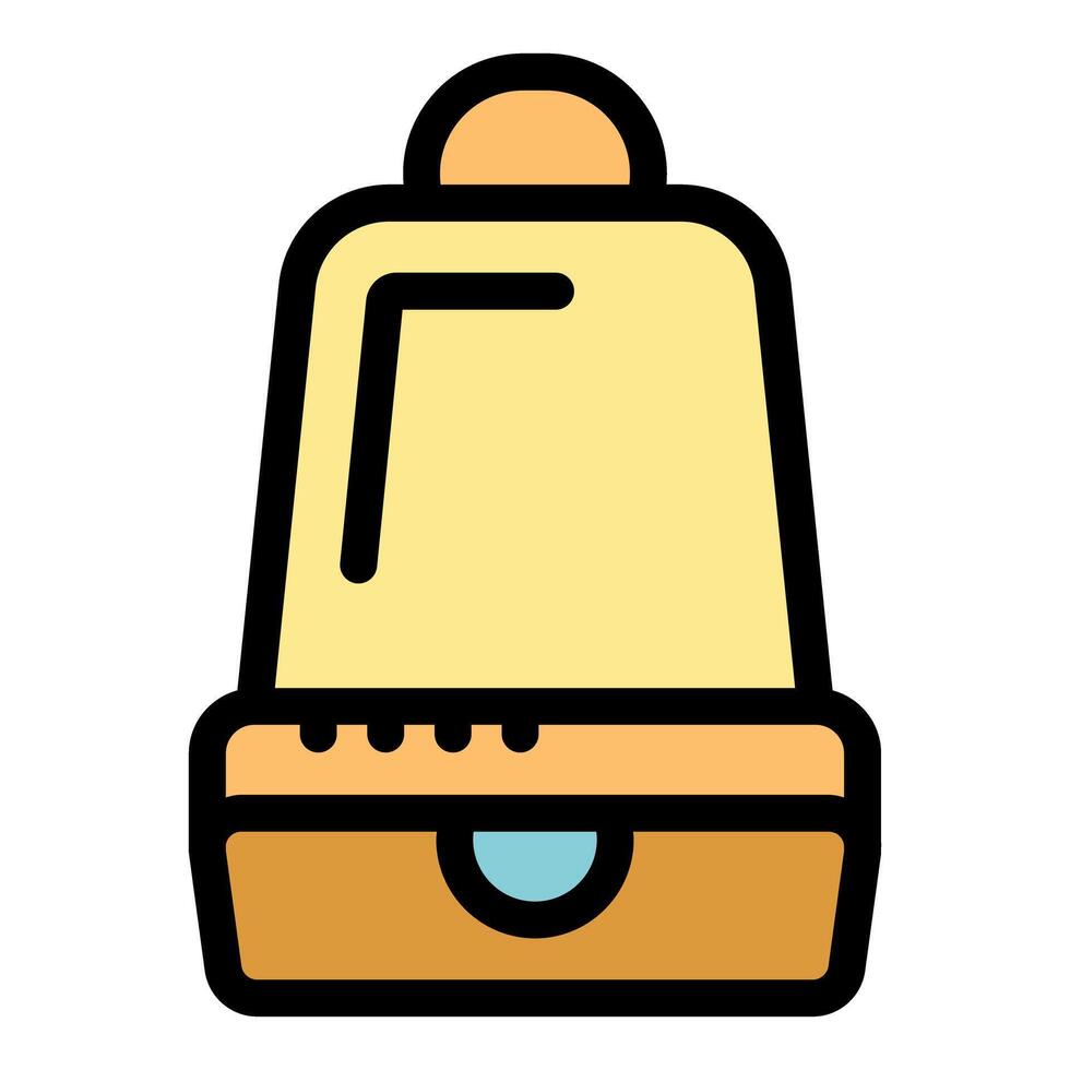 Modern air humidifier maintaining optimal humidity levels vector
