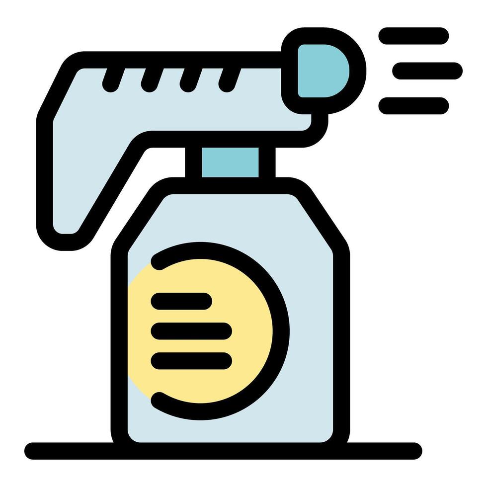 Spraying detergent bottle for cleaning and disinfecting vector