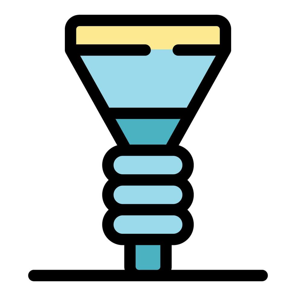 Water filter cartridge replacing icon showing purifying equipment vector