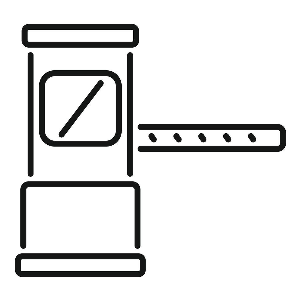Judge gavel delivering justice, symbol of law and order vector