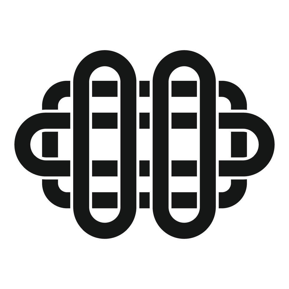 Modern pipeline system ensuring efficient transportation of resources vector