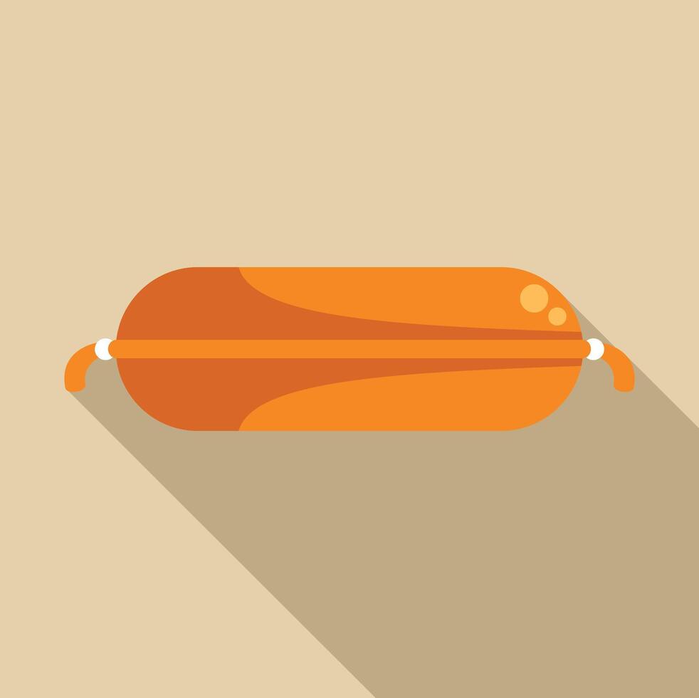 Inflatable rescue tube floating on water in a swimming pool vector
