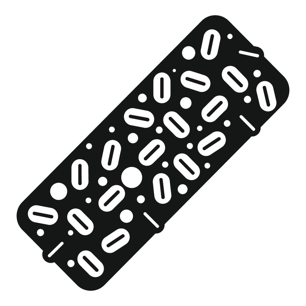 Delicious chocolate bar with nuts and cereal pieces sprinkled on top vector