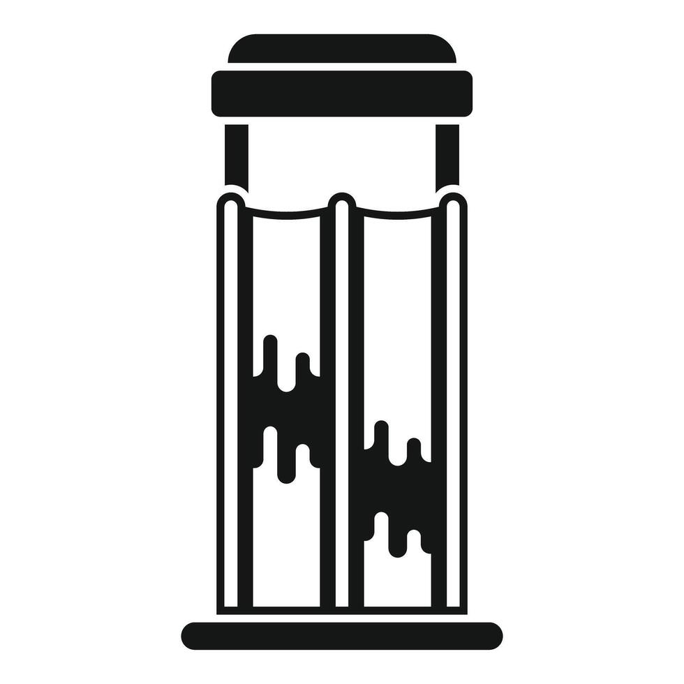 Reverse vending machine returning a plastic bottle for recycling vector