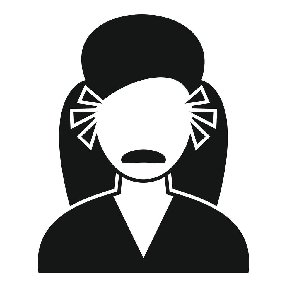 Woman suffering strong headache, feeling pain in temples vector