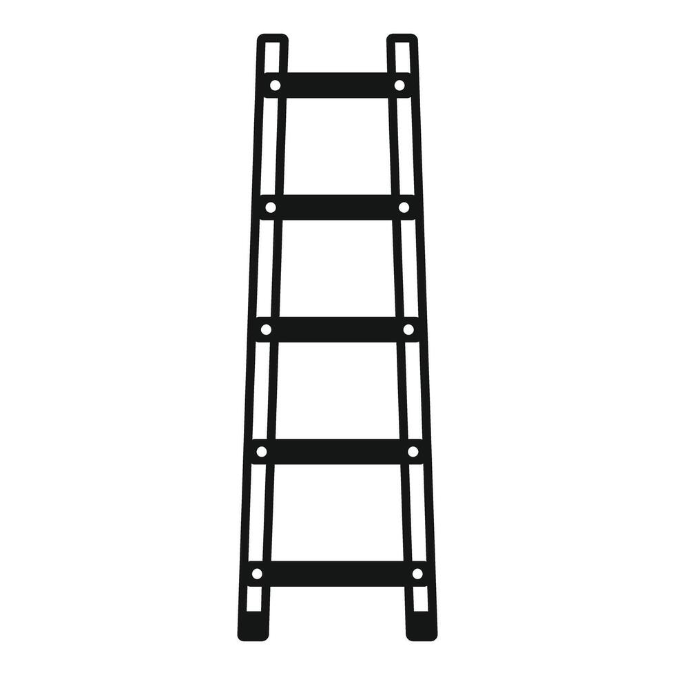 Step ladder standing tall, achieving new heights with safety and stability vector