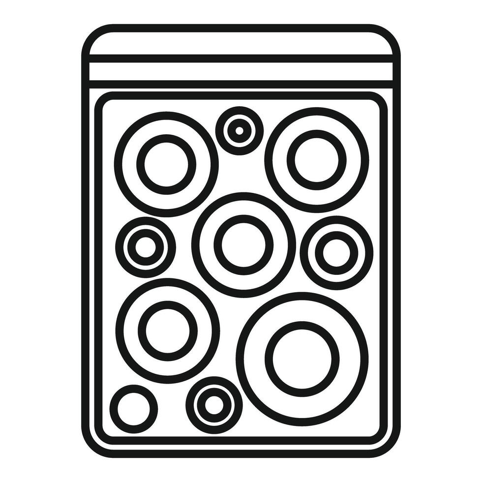 Powerful audio speaker broadcasting music with multiple drivers vector