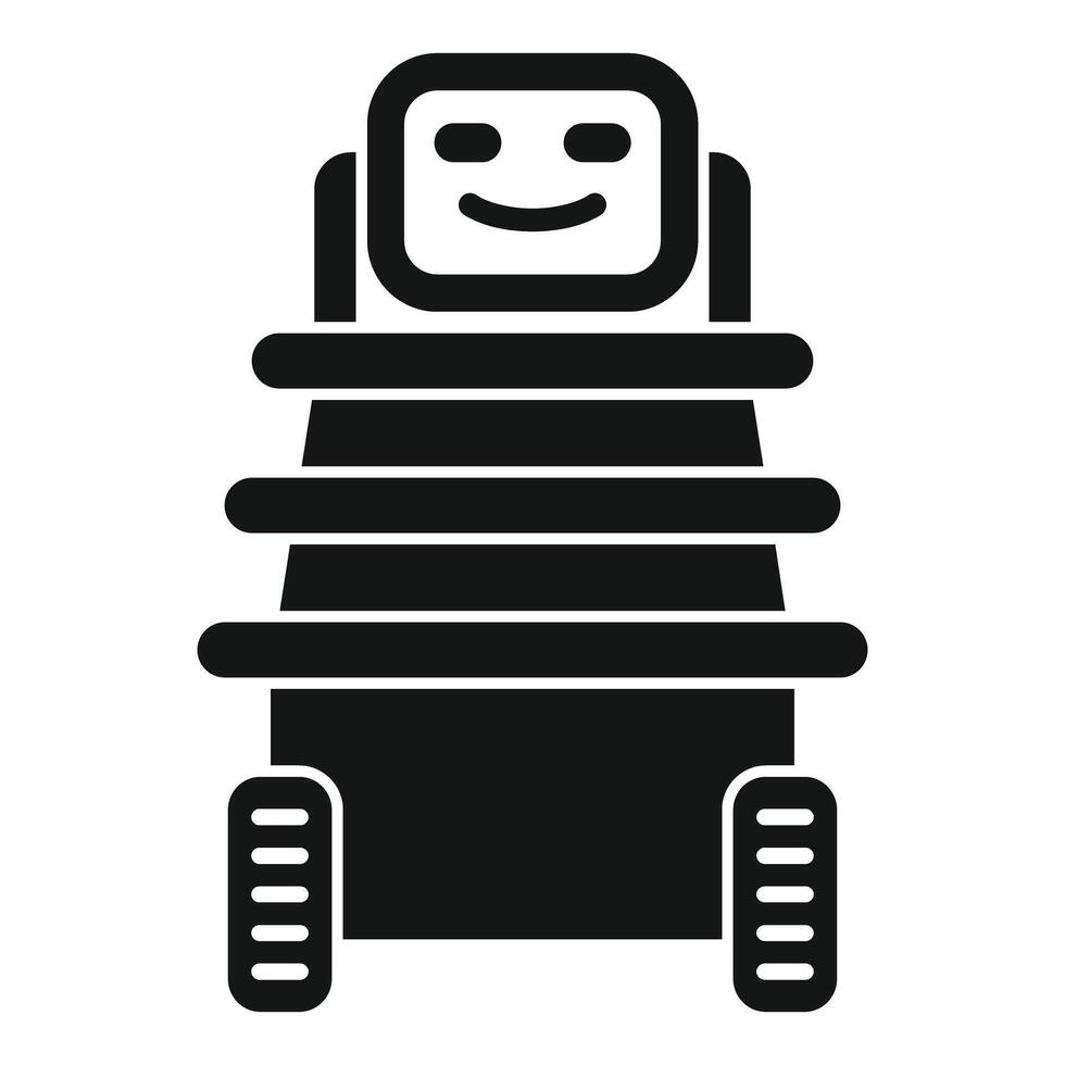 Smart chatbot providing customer support and answering questions vector