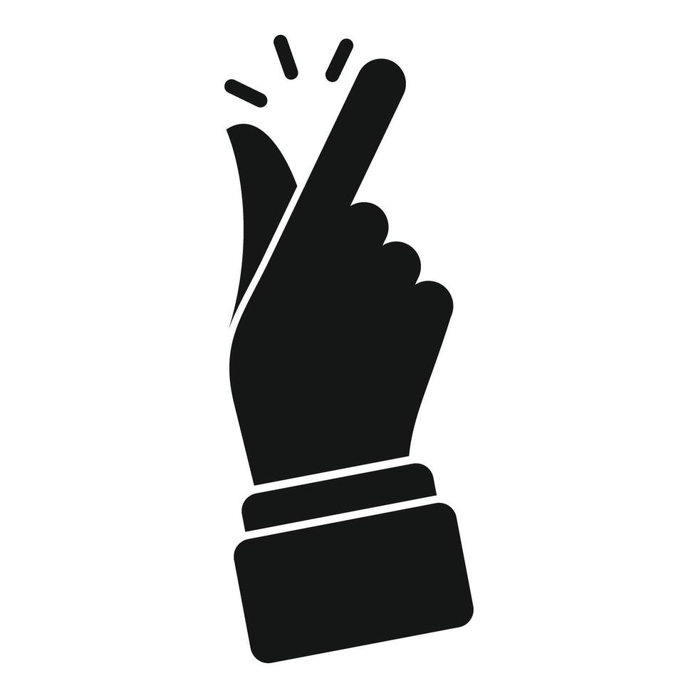 Businessman snapping fingers for easy solution icon vector