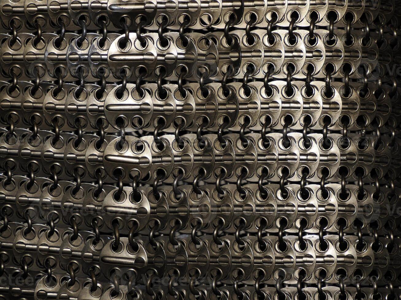 medieval chain mail detail close up photo