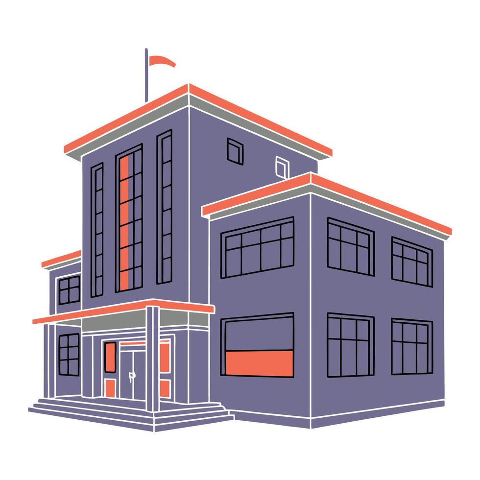 Building With Design Should Modern vector