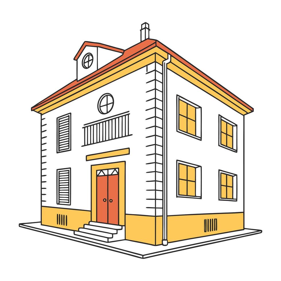 Building With Design Shoulds Modern vector