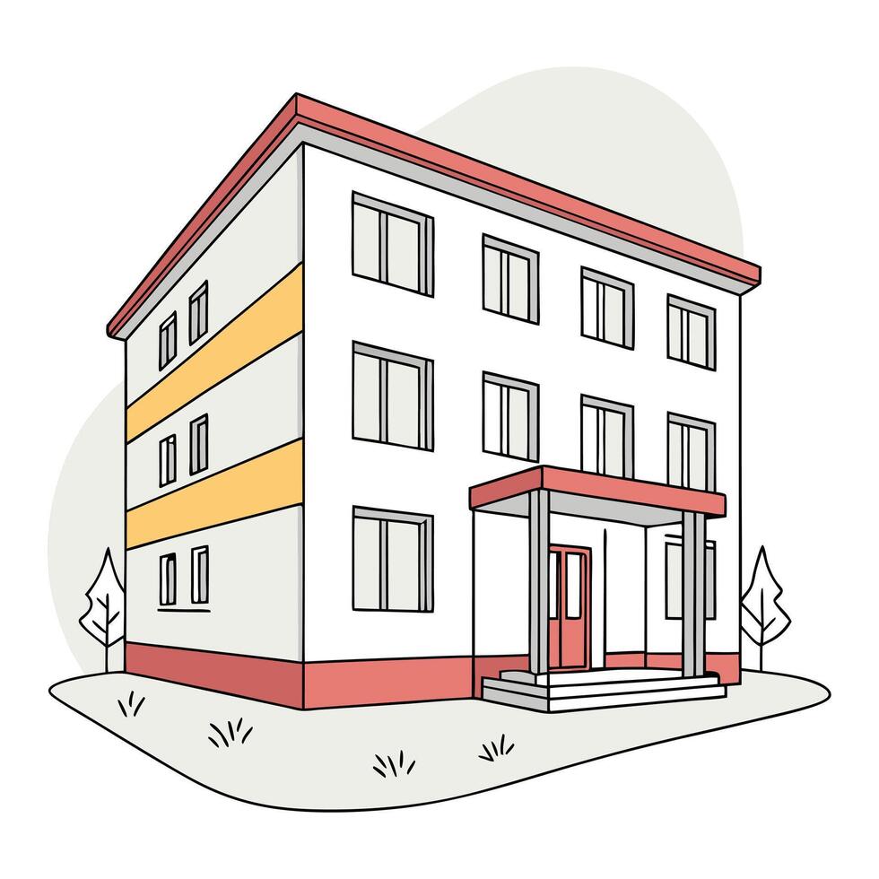 Building with Design Forstyle Shoulds Modern vector