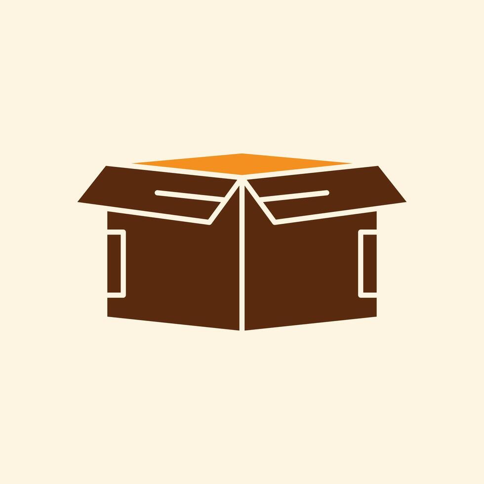 Box trendy creative attractive abstract illustration colorful useful design vector