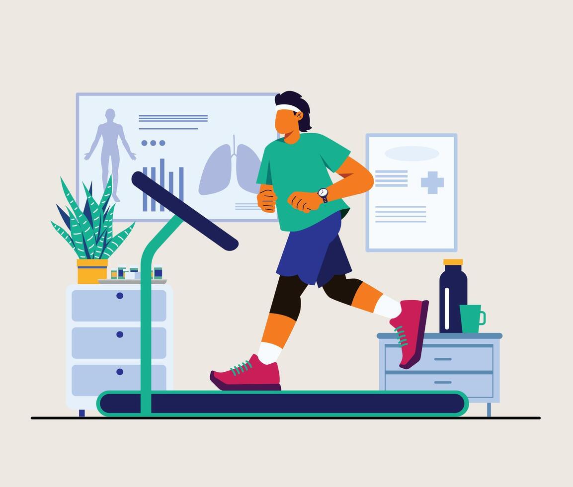 sport at home vector