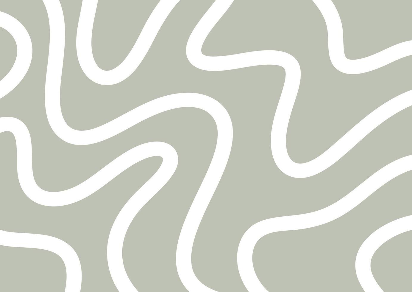 Abstract hand drawn swirly line pattern background vector