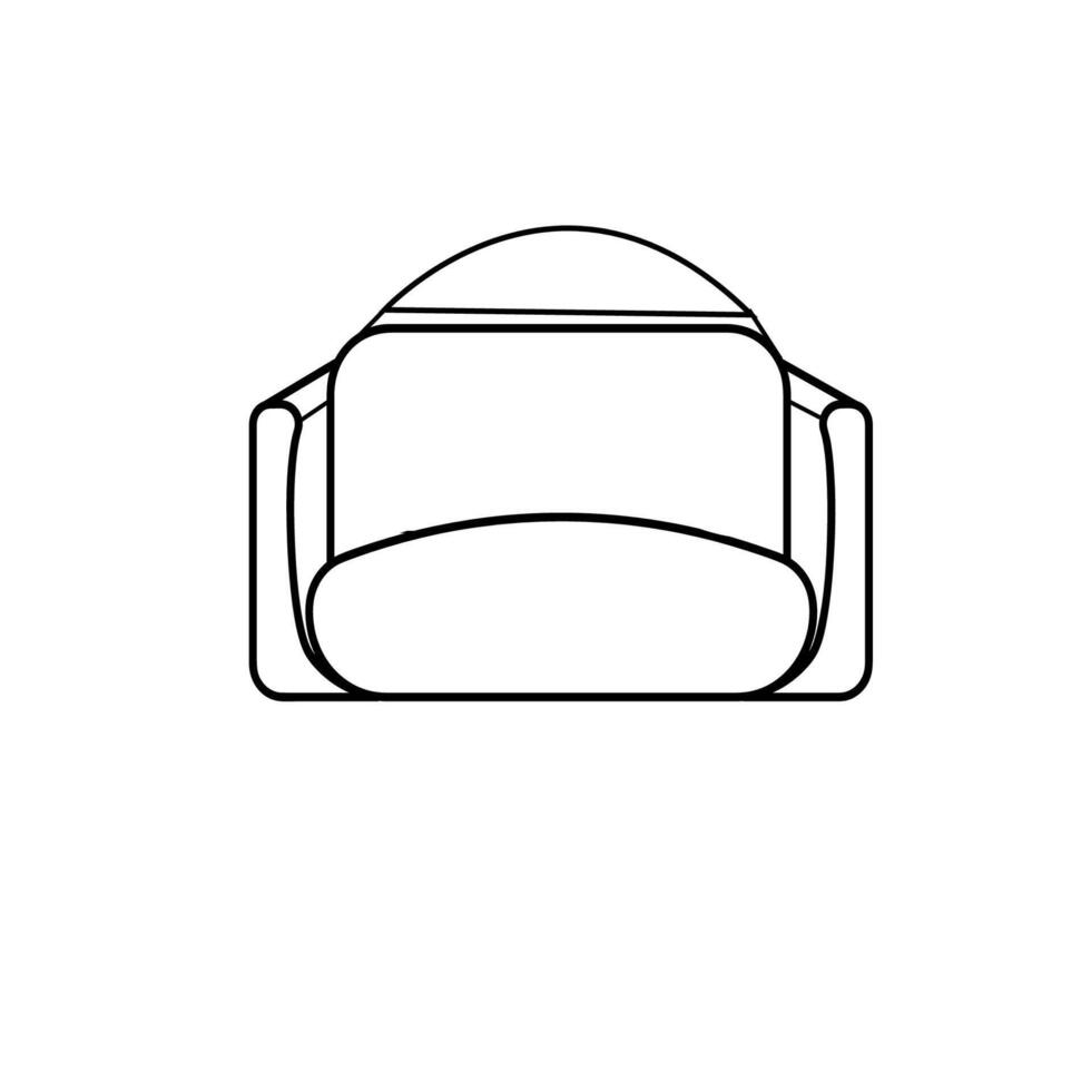 modern sofa art vector