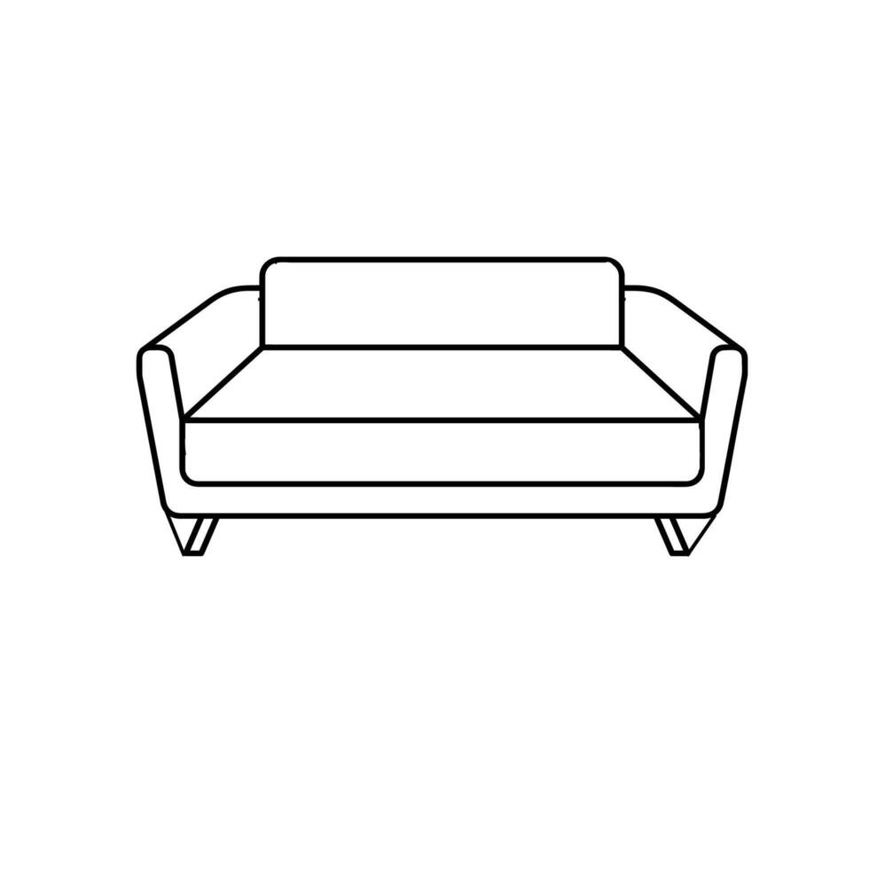 new sofa art vector