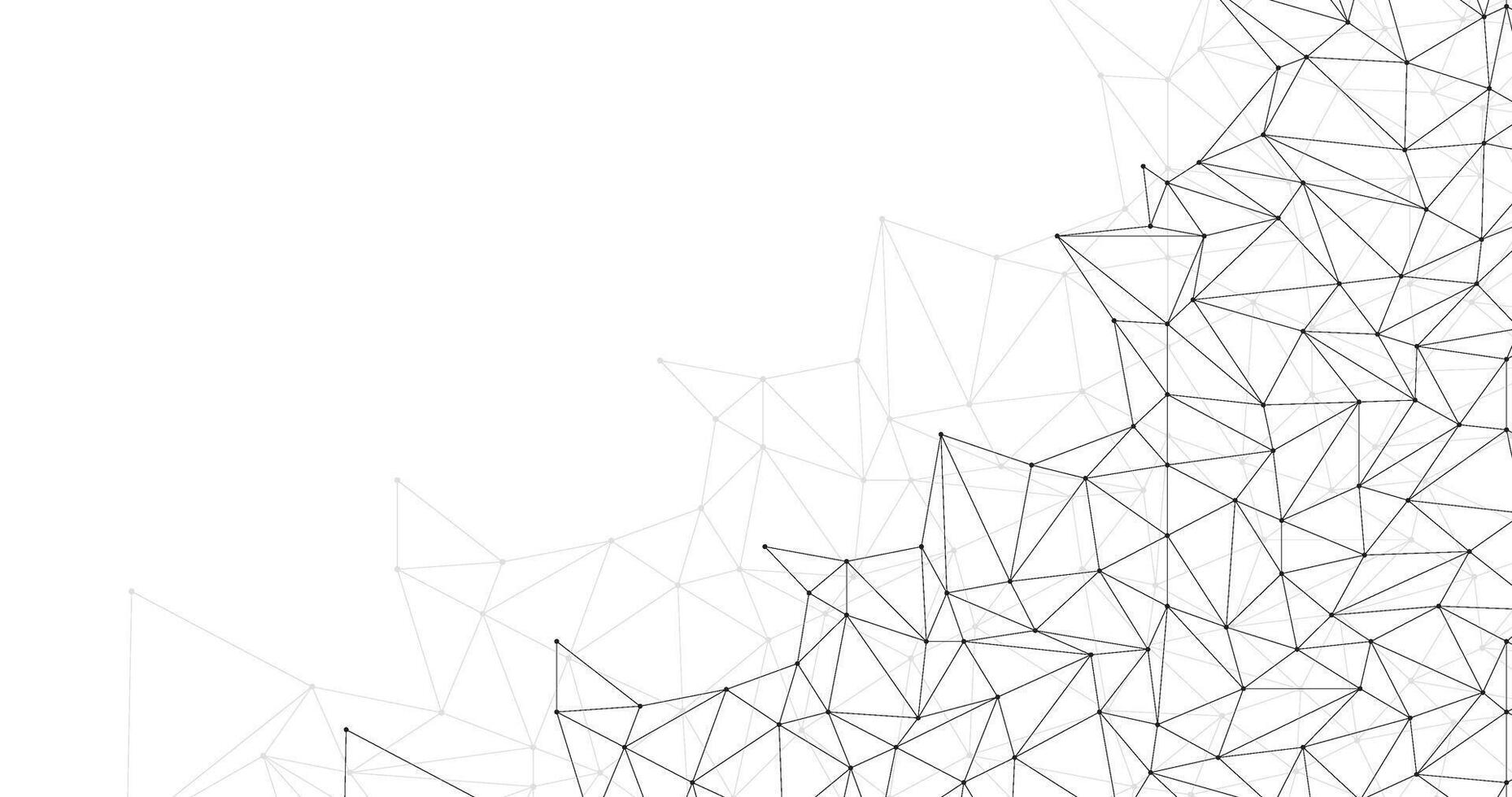 network data lines connect abstract background vector
