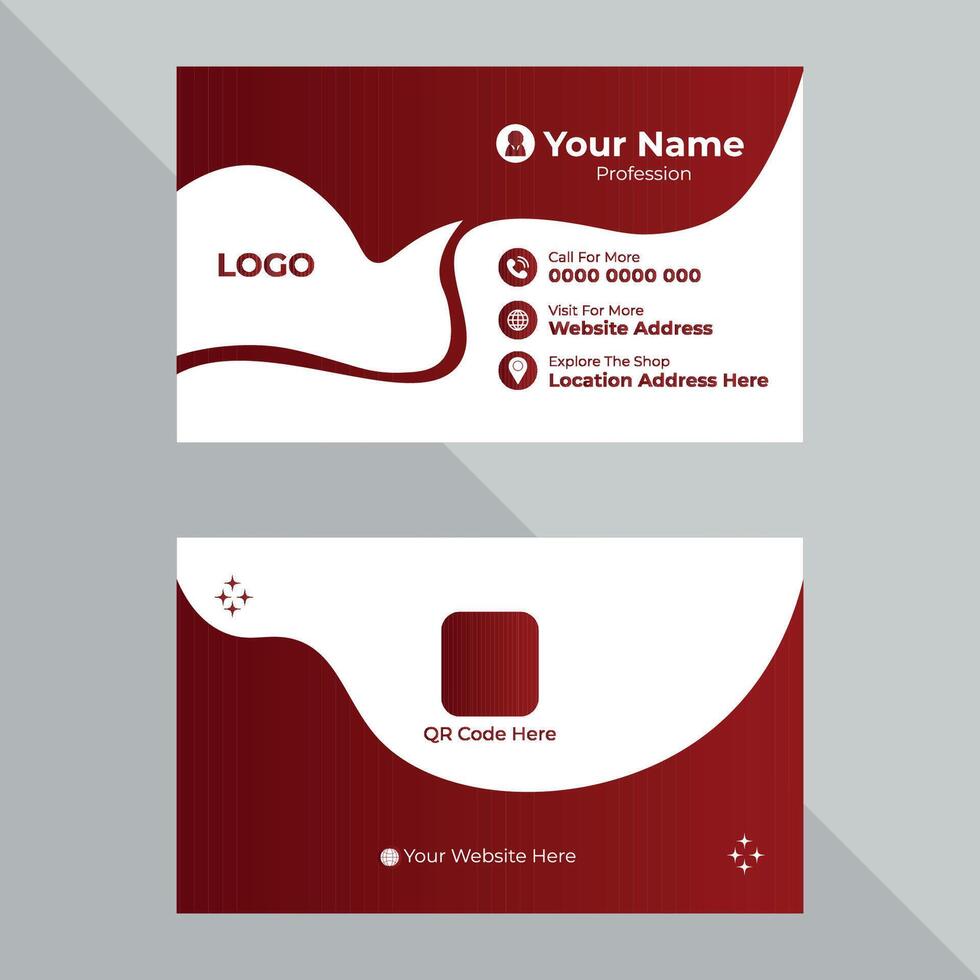 Modern Professional Business Card Design vector