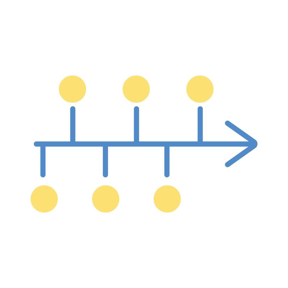 time line icon. .Editable stroke.linear style sign for use web design,logo.Symbol illustration. vector