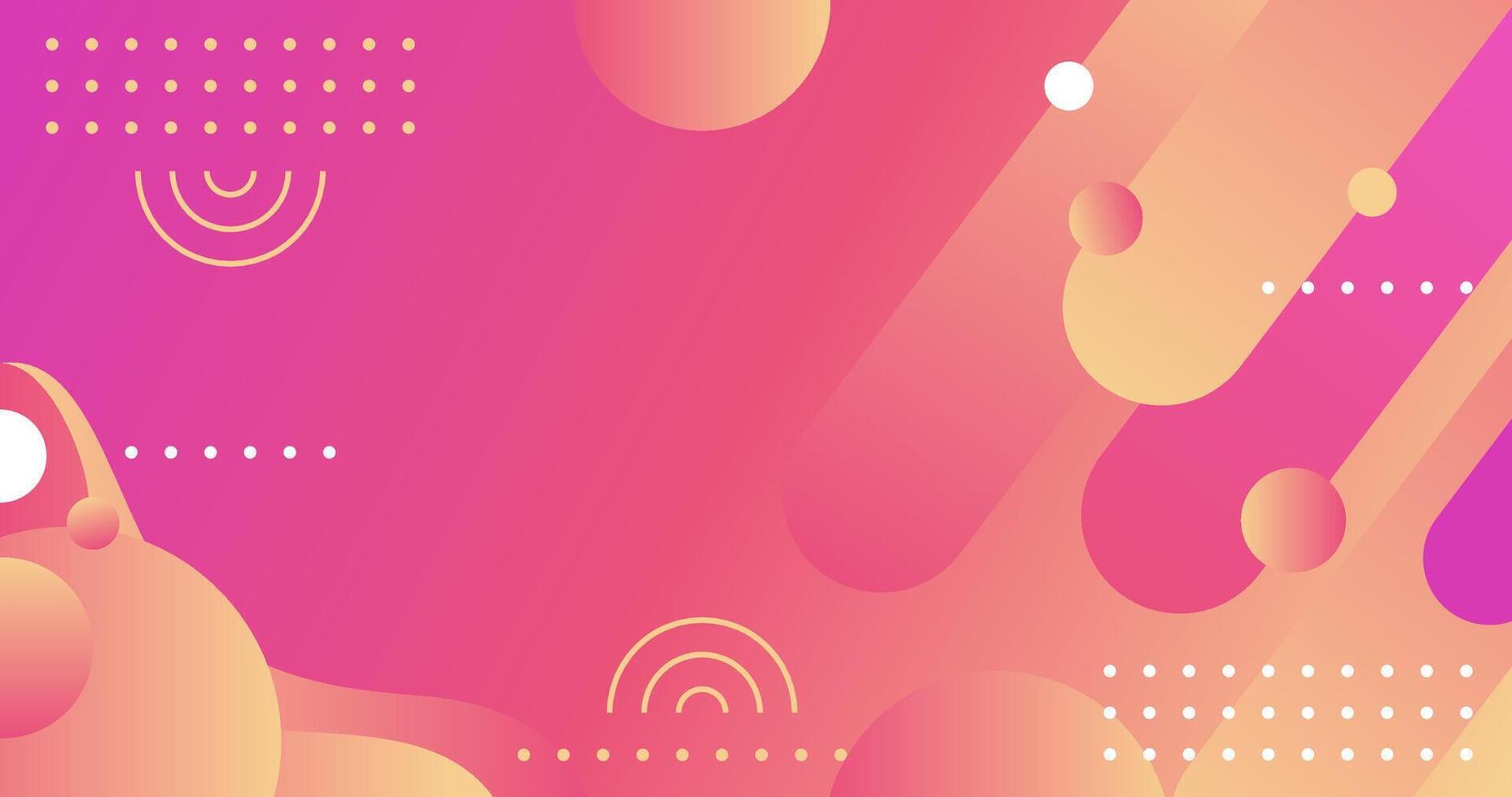 Creative abstract geometric background with gradient color. Purple, red, orange, yellow, pink gradient background. Modern geometric background. vector