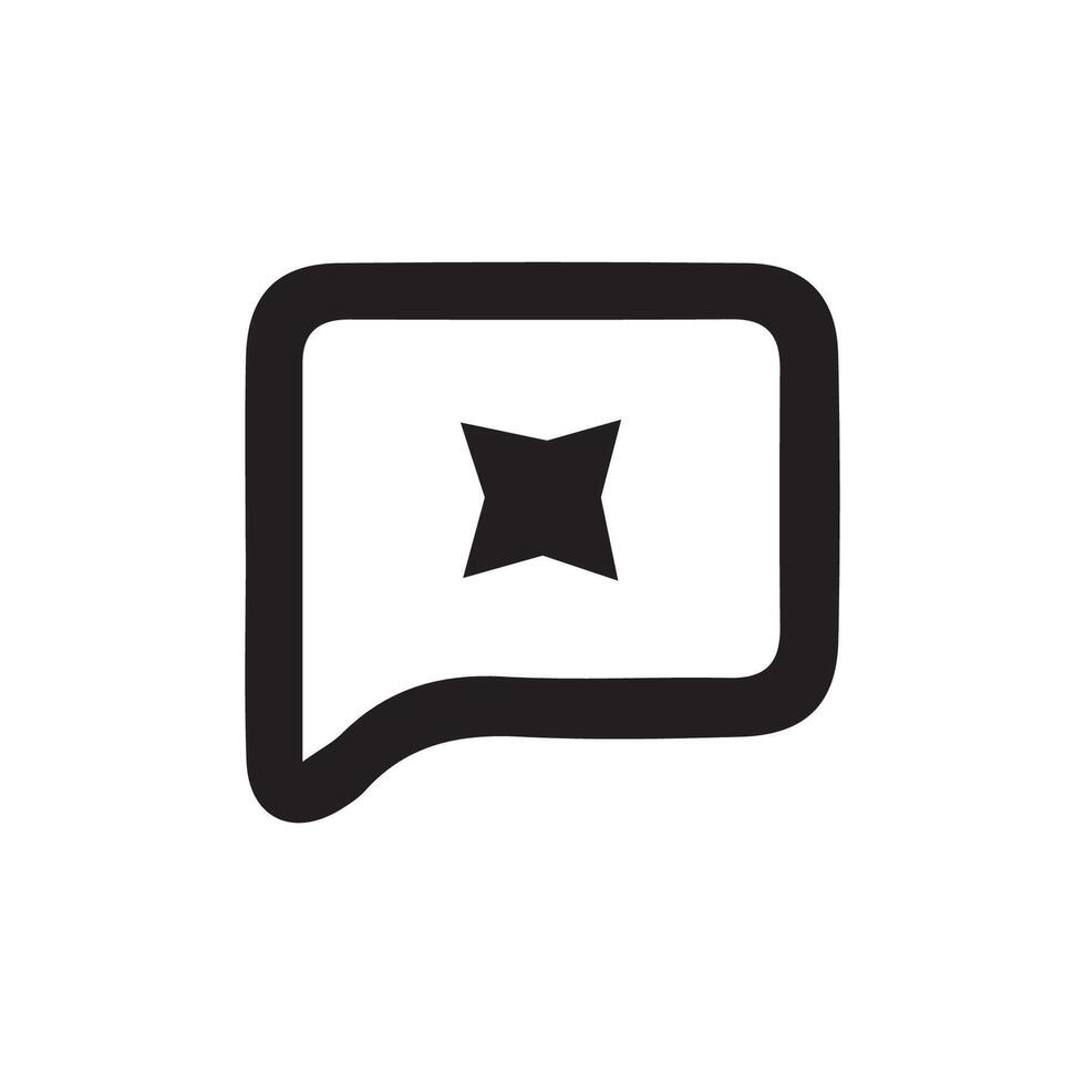 Talk bubble icon set vector