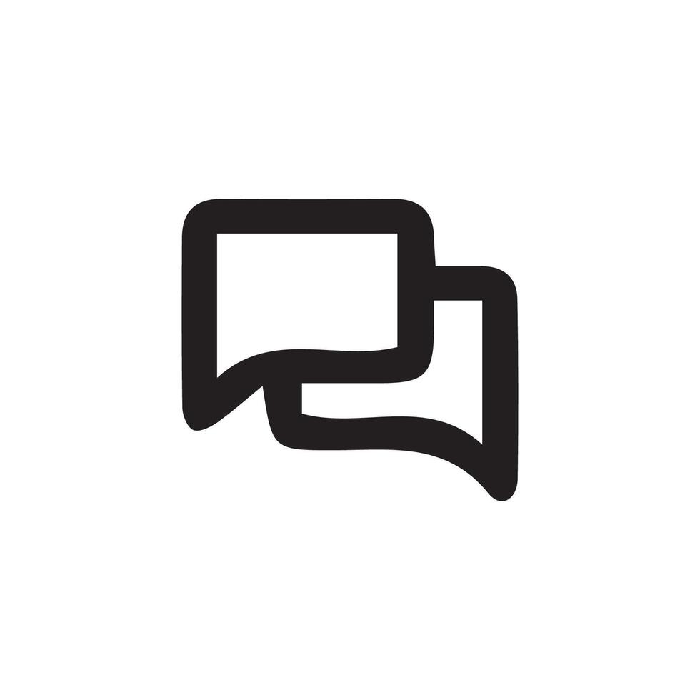 Message, chat, dialogue icons. Chat bubble, talk bubble sign vector