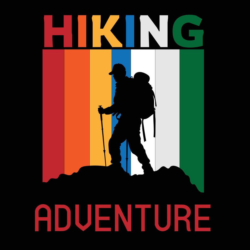 Hiking Adventure Design vector