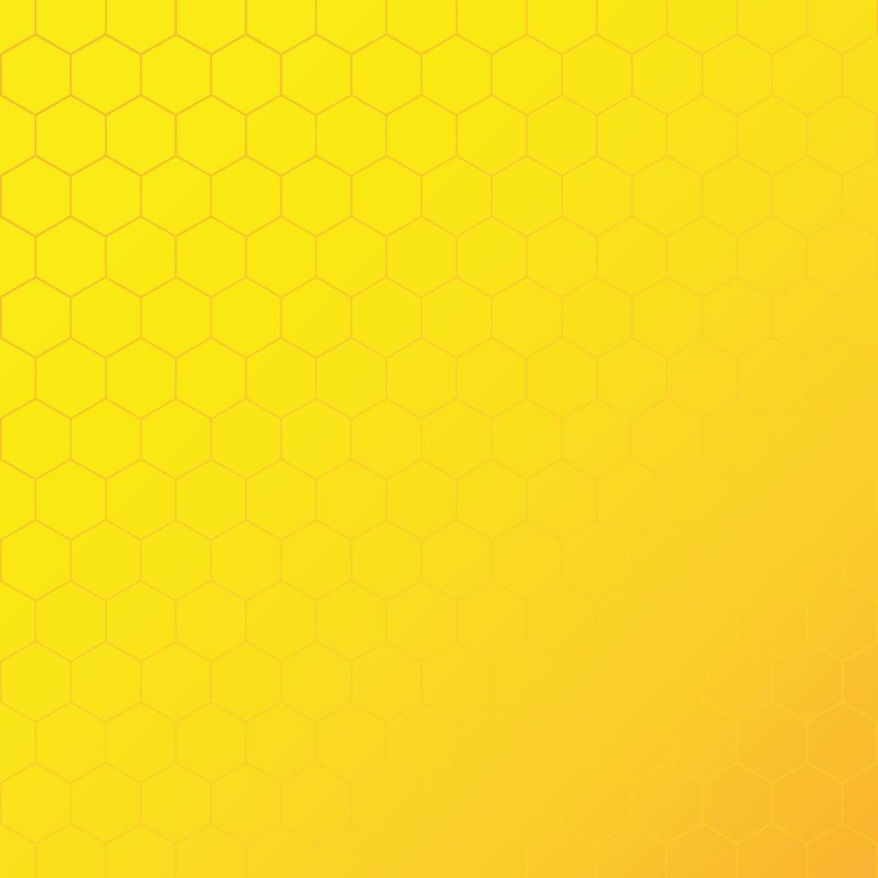 Seamless hexagon background, honey pattern geometric texture vector
