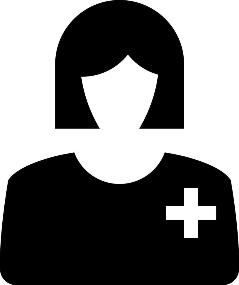 Nurse service icon vector