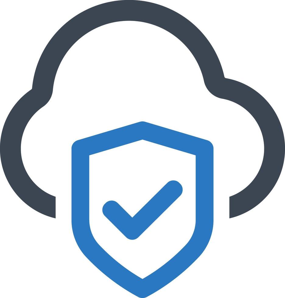 Data security icon vector